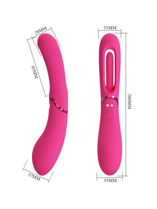ROMANCE - VIBRATEUR POINT G LEXIE 7 VIBRATIONS ROSE
