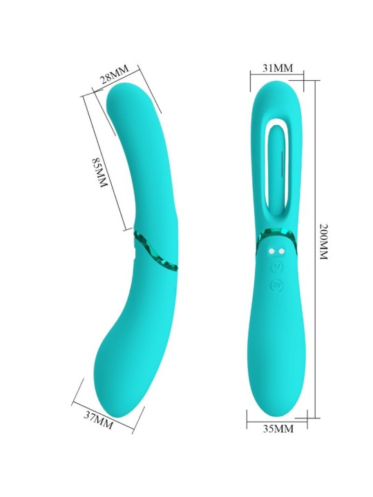 ROMANCE - VIBRATEUR POINT G LEXIE 7 VIBRATIONS BLEU
