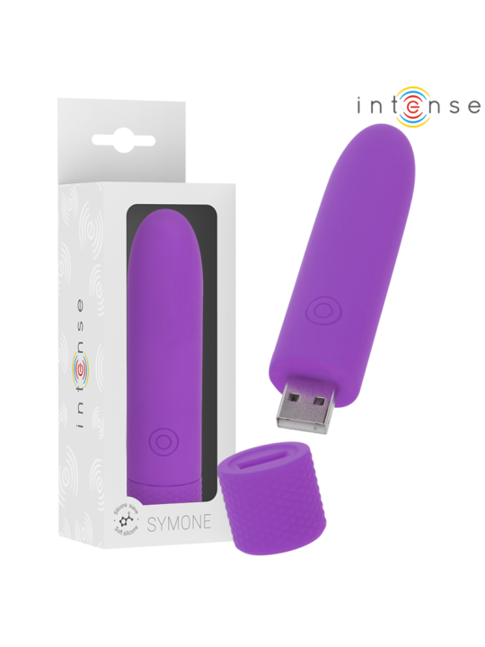 INTENSE - SYMONE USB OPLAADBARE VIBRATIEBOL 8 VIBRATIES PAARS 10 X 2,2