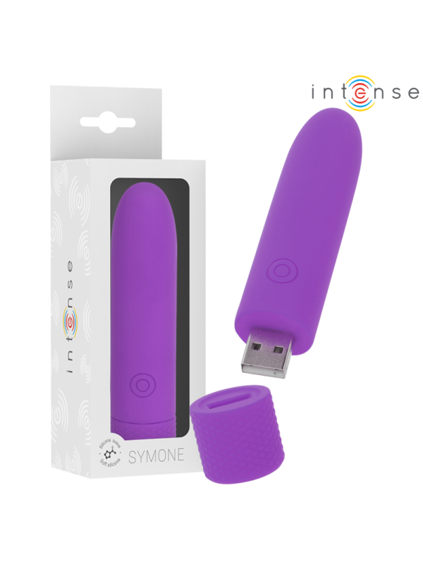 INTENSE - SYMONE USB WIEDERAUFLADBARER VIBRIERENDER BULLET 8 VIBRATION