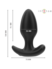 INTENSE - JOEY PLUG ANAL 10 VIBRACIONES NEGRO CONTROL REMOTO