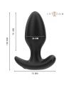 INTENSE - JOEY ANAL PLUG 10 VIBRAZIONI NERO TELECOMANDO