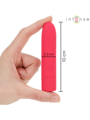 INTENSE - SYMONE USB RECHARGEABLE VIBRATING BULLET 8 VIBRATIONS RED 10