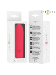 INTENSE - SYMONE USB RECHARGEABLE VIBRATING BULLET 8 VIBRATIONS RED 10