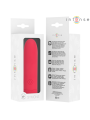 INTENSE - SYMONE USB RECARREGÁVEL VIBRATÓRIA BULLET 8 VIBRAÇÕES VERMEL