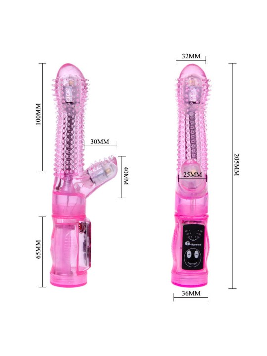 BAILE - VIBRADOR INTIMATE LOVER TEASE LILA