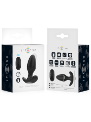 INTENSE - JOEY ANAL PLUG 10 VIBRATIES ZWART AFSTANDSBEDIENING