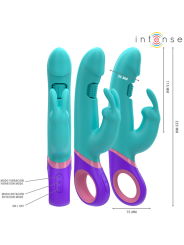 INTENSE - MONICA RABBIT VIBRATOR MIT ROTIERENDEM G-SPOT-STIMULATOR BLA