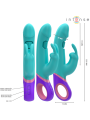 INTENSE - MÓNICA VIBRADOR RABBIT CON ESTIMULADOR ROTATORIO DEL PUNTO G