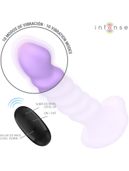 INTENSE - BRENDA VIBRATOR GRÖSSE M SPIRALENDESIGN 10 VIBRATIONEN LILA 