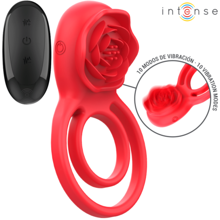 INTENSE - GAIL STIMULATOR ROSE 10 VIBRATIES ROOD AFSTANDSBEDIENING