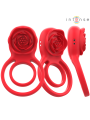 INTENSE - GAIL STIMULATEUR ROSE 10 VIBRATIONS ROUGE TELECOMMANDE