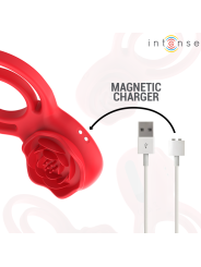 INTENSE - GAIL STIMULATEUR ROSE 10 VIBRATIONS ROUGE TELECOMMANDE