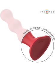 INTENSE - CODY VIBRATOR WITH SUCTION CUP RED REMOTE CONTROL