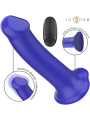 INTENSE - VICTORIA VIBRATEUR AVEC VENTOUSE 10 VIBRATIONS BLEU FONCÉ TÉ