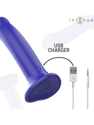 INTENSE - VICTORIA VIBRATOR WITH SUCTION CUP 10 VIBRATIONS DARK BLUE R