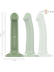 INTENSE - BECCA VIBRATOR WITH SUCTION CUP 10 VIBRATIONS GREEN REMOTE C