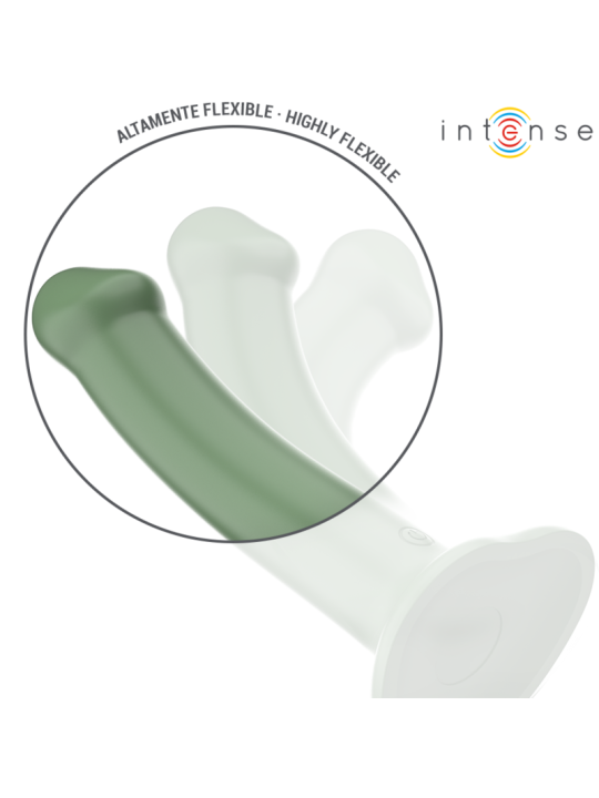 INTENSE - VIBRADOR BECCA COM VENTOSA 10 VIBRAÇÕES VERDE CONTROLE REMOT