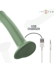 INTENSE - VIBRADOR BECCA COM VENTOSA 10 VIBRAÇÕES VERDE CONTROLE REMOT