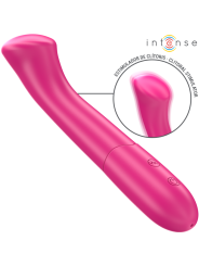 INTENSE - PATY VIBRATEUR 19 CM FLEXIBLE 10 VIBRATIONS MODÈLE 2 ROSE