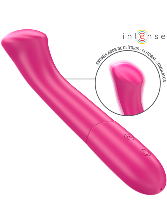 INTENSE - PATY VIBRATOR 19 CM FLEXIBEL 10 VIBRATIONEN MODELL 2 ROSA