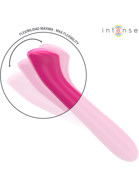 INTENSE - PATY VIBRATOR 19 CM FLEXIBEL 10 VIBRATIONEN MODELL 2 ROSA