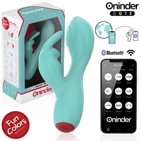 ONINDER CUTE - LOVE BUNNY VIBRADOR PUNTO G Y CLÍTORIS - APP MUNDIAL GR