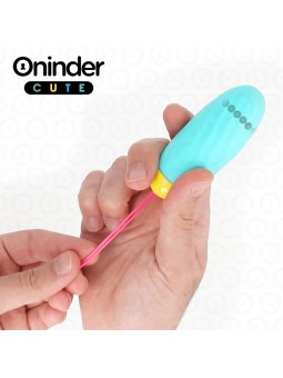 ONINDER CUTE - LOVE PLEASURE VIBRATING EGG - ROTATING SILICONE GEMS - 