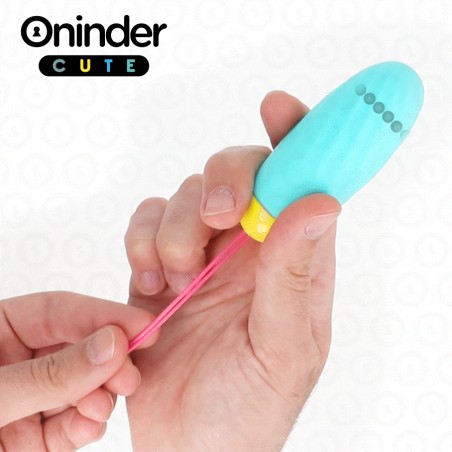 ONINDER CUTE - UOVO VIBRANTE LOVE PLEASURE - GEMME ROTANTI IN SILICONE