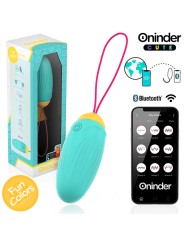 ONINDER CUTE - UOVO VIBRANTE LOVE PLEASURE - GEMME ROTANTI IN SILICONE