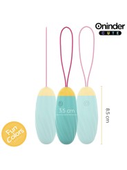 ONINDER CUTE - UOVO VIBRANTE LOVE PLEASURE - GEMME ROTANTI IN SILICONE