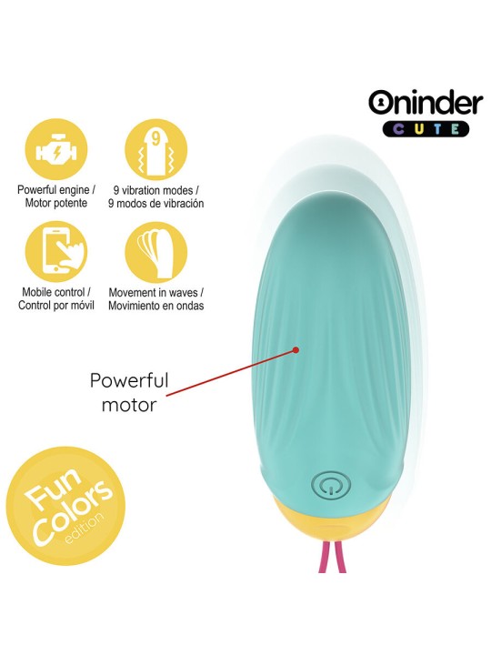 ONINDER CUTE – Vibrierendes Liebes- und Vergnügens-Ei – Rotierende Sil