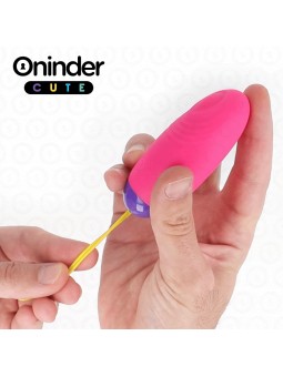 ONINDER CUTE - LOVE PLEASURE VIBRO-WAVE TAPPING SILICONE EGG - FREE GL