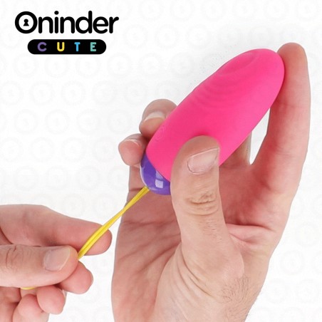 ONINDER CUTE - LOVE PLEASURE VIBRO-WAVE TAPPING SILICONE EGG - FREE GL