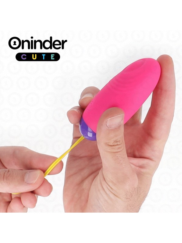 ONINDER CUTE - OVO DE SILICONE COM VIBRAÇÕES PARA PRAZER E AMOR - APLI