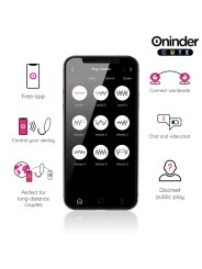 ONINDER CUTE - OVO DE SILICONE COM VIBRAÇÕES PARA PRAZER E AMOR - APLI
