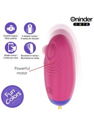 ONINDER CUTE - LOVE PLEASURE VIBRO-WAVE TAPPING SILICONE EGG - GRATIS 