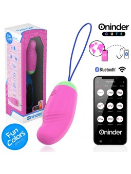 ONINDER CUTE - LOVE PLEASURE HUEVO VIBRO-ROTADOR 360 SILICONA - APP MU