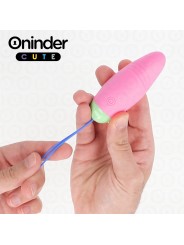 ONINDER CUTE - LOVE PLEASURE 360° VIBREREND-ROTEREND SILICONEN EI - GR