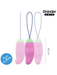 ONINDER CUTE - LOVE PLEASURE 360° VIBREREND-ROTEREND SILICONEN EI - GR