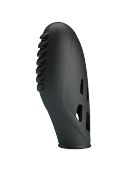PRETTY LOVE - GILO SILICONE FINGER VIBRATOR BLACK