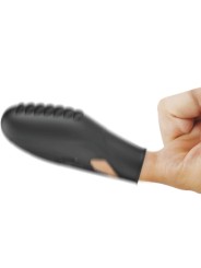 PRETTY LOVE - VIBRADOR DE DEDO DE SILICONE GILO PRETO