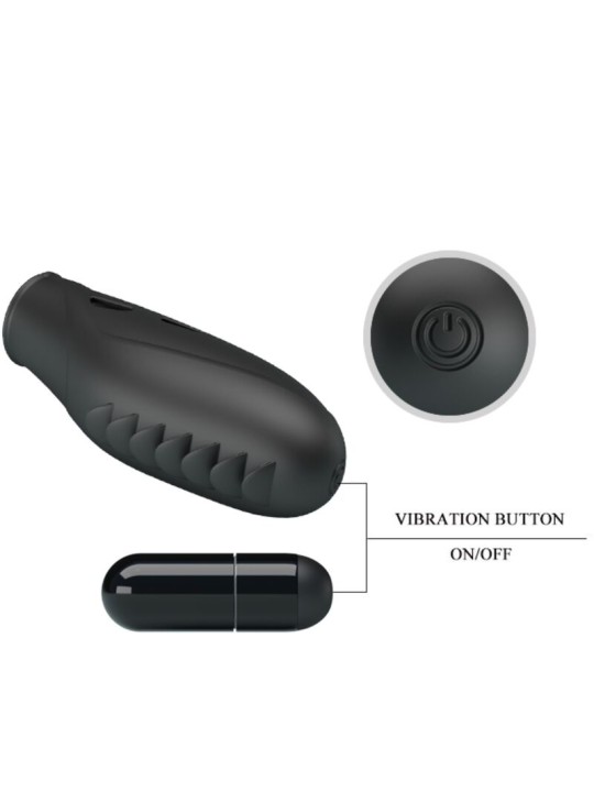 PRETTY LOVE - GILO SILIKON-FINGERVIBRATOR SCHWARZ