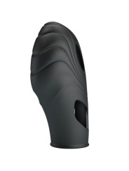 PRETTY LOVE - VIBRATORE DA DITA IN SILICONE LICH NERO