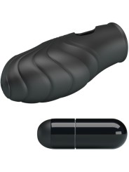 PRETTY LOVE - LICH SILICONE FINGER VIBRATOR BLACK