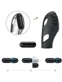 PRETTY LOVE - VIBRATEUR DE DOIGT EN SILICONE LICH NOIR