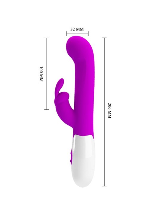 PRETTY LOVE - CENTAUR VIBRATOR RABBIT 30 MODOS DE VIBRAÇÃO ROXO