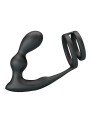 MR PLAY - PLUG ANAL VIBRATÓRIO COM ANEL PENIANO E CONTROLE REMOTO
