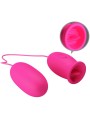 PRETTY LOVE - Ovulo vibrante a forma di margherita + lingua stimolante