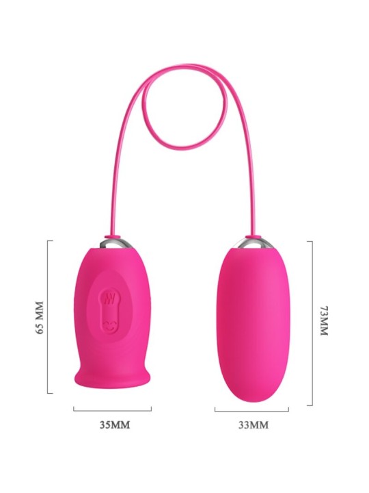 PRETTY LOVE - Ovulo vibrante a forma di margherita + lingua stimolante